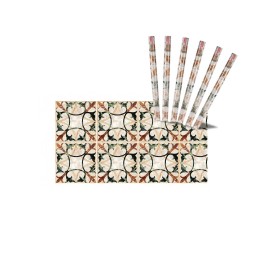 6 Rotoli Carta Adesive Per Mobili 45X200cm Colorati con Disegni Carta da Parati Autoadesive Rivestimento PVC Lavabile