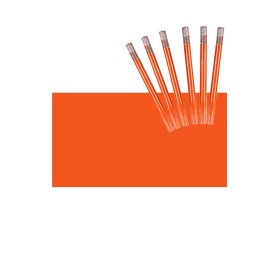 6 Rotoli Carta Adesive Per Mobili 45X200cm Colore Arancione Carta da Parati Autoadesive Rivestimento PVC Lavabile
