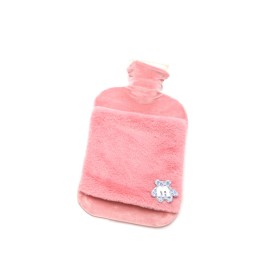 Borsa Acqua Calda 2 Litri Con Fodera Peluche Morbida Colore Assortito