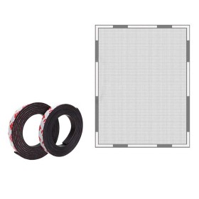 Zanzariera per Finestra Adesiva Tagliabile Anti Zanzare Adattabile Montaggio Facile 130x150cm