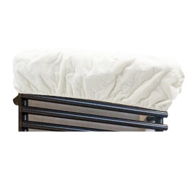 Copritermosifone Stoffa In Cotone Copricalorifero Elasticizzato Bianco Per Termoarredo da 30cm a 60cm Made In Italy