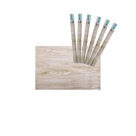 6 Rotoli Carta Adesive Per Mobili 45X200cm Legno Carta da Parati Autoadesive Rivestimento PVC Lavabile