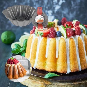 Stampo in Silicone Multiuso per la Torta Antiaderente TermoresistenteDiametro 25 Altezza 7.5 cm Modello A