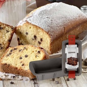 Stampo in Silicone Multiuso per la Torta Antiaderente TermoresistenteLunghezza 25.5cm Larghezza 13cm Altezza 6.5cm Modello: K