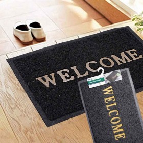 Zerbino Multiuso Tappeto per Porta D'ingressoAntiscivolo PVC Taglia: 58 x 88 cm Colore Assortito Blu/Grigio/Rosso/Verde