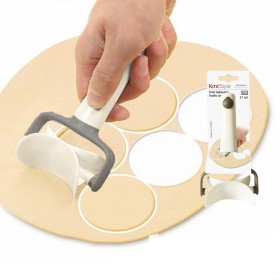 Rullo Tagliapasta Multifunzionale 17cm Stampi per Tortellini Pasta Fresca Utensili Stampo per Cookie Biscotto Fai da Te