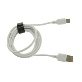 Cavo USB USB C 3A 1,5M Carica Veloce Bianco