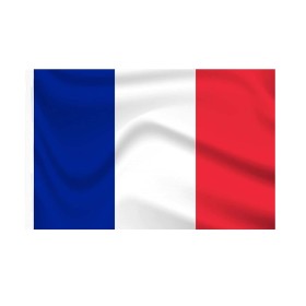 Bandiera Francese Francia 145X90cm In Tessuto Poliestere Con Passante Per L'Asta