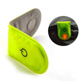 Luce LED a Clip Riflettente per Attività Fisica Colori Assortiti