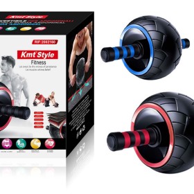 Rotella Rullo Workout Convertibile Ruota Singola Larga eTappetino Per Esercizi Incluso Colore Assortito