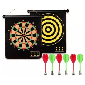 Bersaglio Freccette Magnetico 38cm Con 6 Freccette