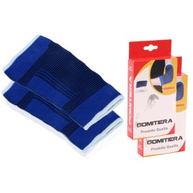 2 Gomitiere Elastiche Palestra Gomitiera Sportiva per Uomini e Donne Colore Blu