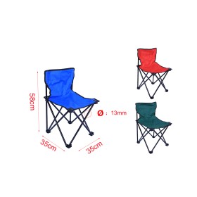 Sedia Pieghevole con Sacca 35x35xH58 cm, Sedia da Pesca