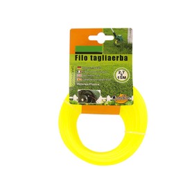 Filo Decespugliatore Tonda 15 Metri Diametro 2.7mm Ricambio Per Tagliabordi Tagliaerba Colore Assortito