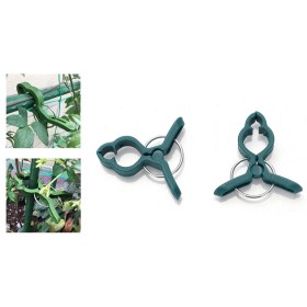 5 Pezzi Clips per Piante Sostegno per Piante Rampicanti Pinze a Morsetti Per Giardino 38mm