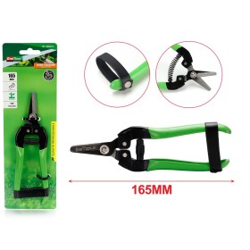 Forbici Cesoia Tagliarami 165mm Con Molla Rami Massimo Tagliabile 12mm per Potatura Giardinaggio Professionale