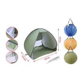 Tenda da Spiaggia Tenda da Campeggio 180X145X135cm Pop Up Portatile Colore Assortito