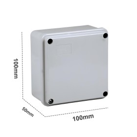 Scatola Di Derivazione Con Pareti Lisce Stagna IP56 100X100X50mm Coperchio Con Viti