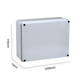 Scatola Di Derivazione Con Pareti Lisce Stagna IP56 150X110X75mm Coperchio Con Viti