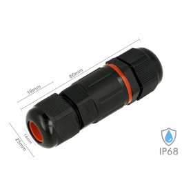 Connettore Giunta Di Connessione Lineare IP68 3 Pin Per Cavo Elettrico 6-12mm Impermeabile Stagno