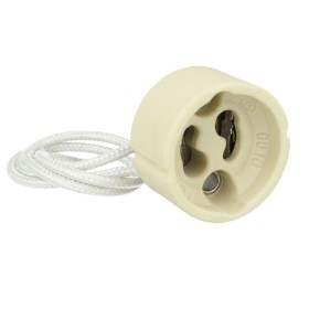 Portalampade GU10 220V Adattatore In Ceramica Per Lampada Led GU10 SKU-3423