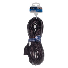Prolunga Lineare Colore Nero 10M 3X1.0mm Spina Italiana 16A Presa Bipasso 10/16A Max 3500W