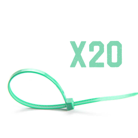 240 Fascette Plastica Verde Lunghe Giardinaggio 7.2X450mm