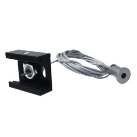 Kit Cavo Sospensione Per Binario Trifase Colore Nero Filo Da 150cm Per Un Lato CB40203