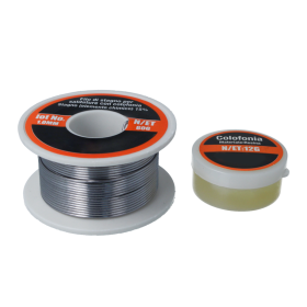 Filo Stagno Per Saldature 1mm 60g + Pasta Flussante per Saldatura
