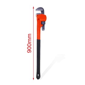 Chiave Stilson Professionale Chiave Idraulica per Tubi Dritta Giratubi Apertura Regolabile Resistente 900mm