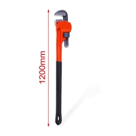 Chiave Stilson Professionale Chiave Idraulica per Tubi Dritta Giratubi Apertura Regolabile Resistente 1200mm
