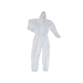 Tuta Da Lavoro Monouso Unica Completa Chiusura In Cerniera Materiale TNT Unisex