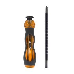 Cacciavite Reversibile con Magnete Doppia Punta di Regolazione Materiali di Alta Qualità Rivestimento Anti-Ruggine Lunga Durata 4x110mm