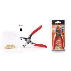 Pinza Per Occhielli 4mm Con 100 Occhielli