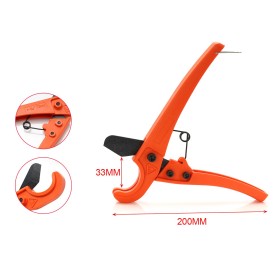 Pinza Tagliatubi Con Manico In Plastica Lunga 200mm Apertura Massima 32mm