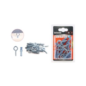Set 10 pcs Tasselli Ø6x30mm Con Occhioli Chiusi Ø8x35mm