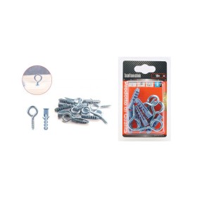 Set 6 pcs Tasselli Ø8x40mm Con Occhioli Chiusi Ø10x40mm