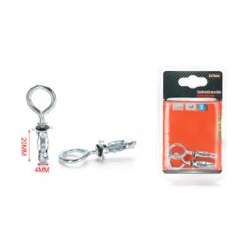 2 pcs Tasselli con Occhiolo in Metallo Ø4x20mm