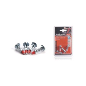 4 pcs Tasselli in Metallo con Viti Auto Foranti Ø4x20mm