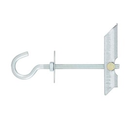 2 pcs Tassello Basculante in Acciaio con Gancio M5x90mm