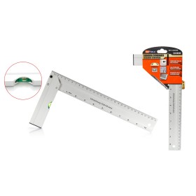 Squadra Combinata Con Livella 90° Misura 300mm