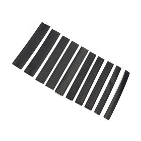 10 Pezzi Guaine Termorestringente Nero Lunga 12cm Diametro Assortito 8mm 10mm 12mm 14mm