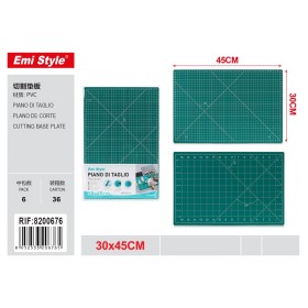 Tappetino da Taglio Autorigenerante in PVC con 3 Strati Perfetto per Taglio Cucito Artiganato e Hobby Misura 30x45cm