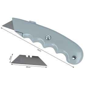 Taglierino Professionale Coltello Multiuso Impugnatura Ergonomica Con Anello Di Fissaggio