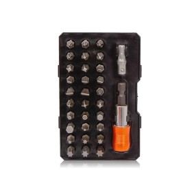 Kit Punte Cacciavite CR-V Da 32 Pezzi Con Portainserti Magnetico a Sgancio Rapido