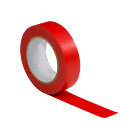 Nastro Isolante Elettrico in PVC 18mm X 20m Rosso