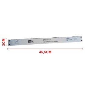 Alimentatore Dimmerabile DALI2 PUSH Pulsante 48V 200W Super Slim 450X32X23mm