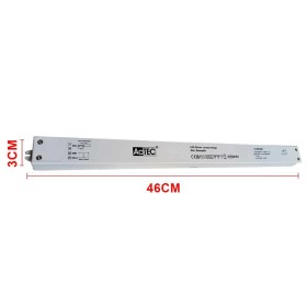 Alimentatore Dimmerabile DALI2 PUSH Pulsante 24V 240W Super Slim 450X32X23mm