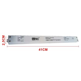 Alimentatore Dimmerabile DALI2 PUSH Pulsante 24V 75W Super Slim 400X32X21,6mm