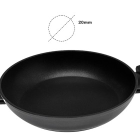 Tegame Induzione con Fondo Antiaderente Diametro 24cm Spessore 4mm